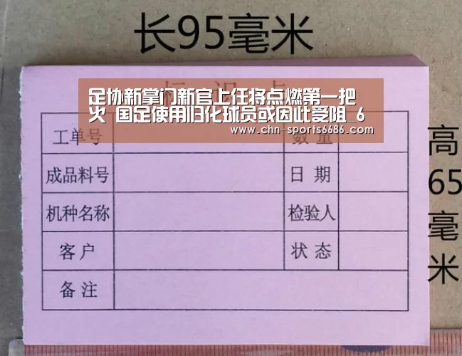 足协新掌门新官上任将点燃第一把火 国足使用归化球员或因此受阻_6686体育(图1) 6686体育